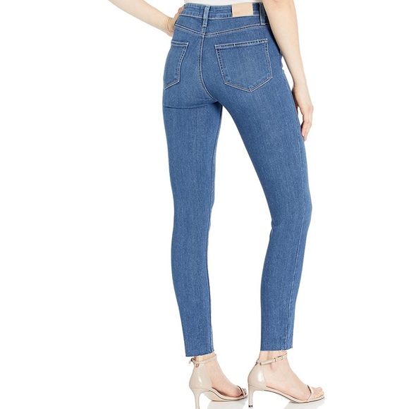 PAIGE Women’s Size 29 HOXTON ANKLE RAW HEM SKINNY JEAN - ALYESKA* High Waisted - Picture 7 of 16